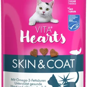 Markenware Vitakraft Hearts Skin & Coat Fish 40 g